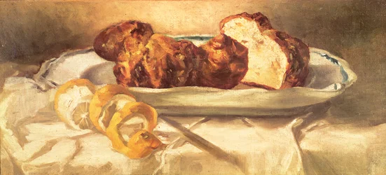 Natura morta con brioche e limone, 1873